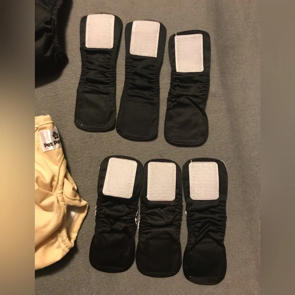 Dog Diapers - Black, Green, Gray, Yellow